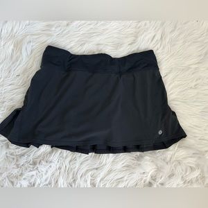 Lululemon black pace rival running skirt